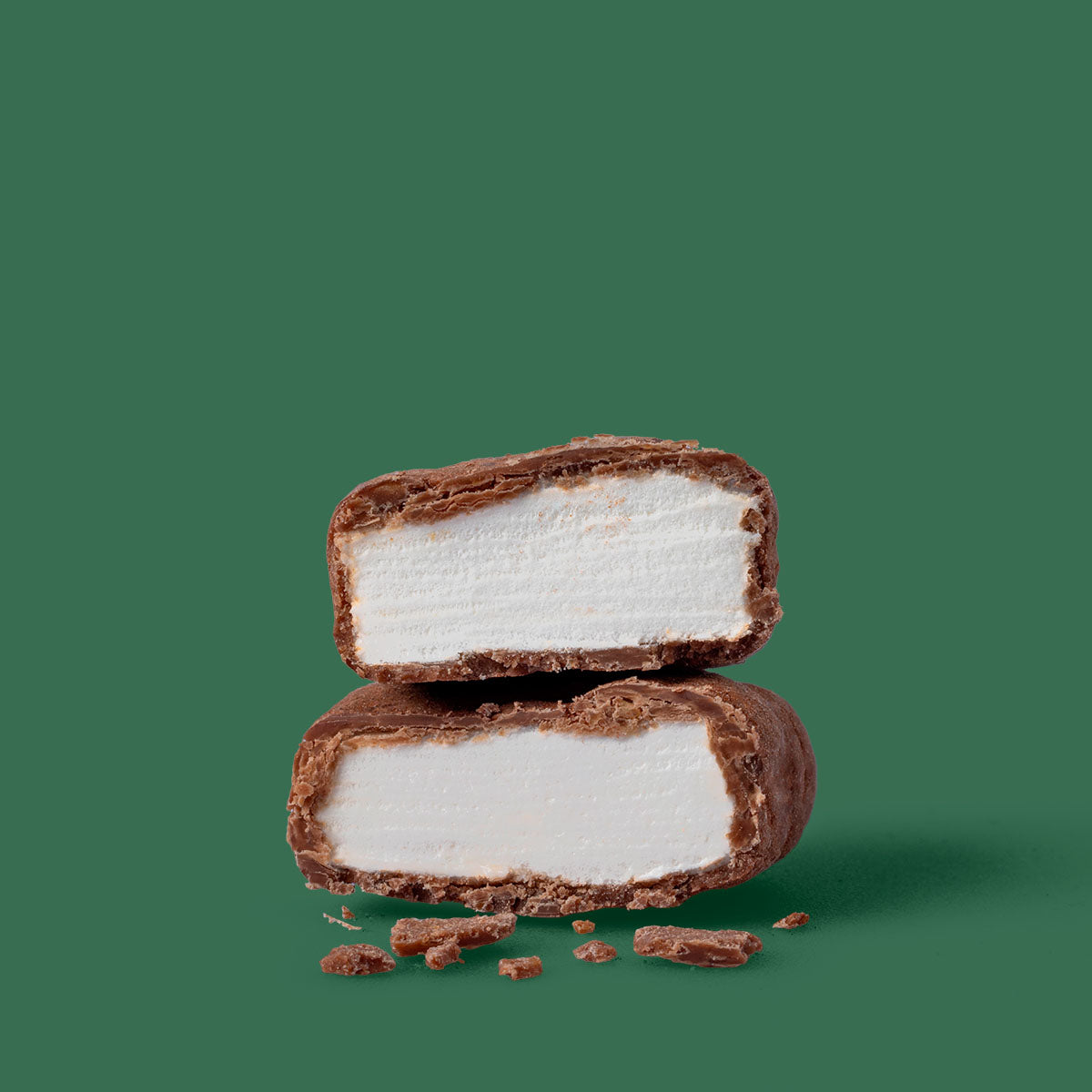 FROSTY MINT & MILK CHOC – MARSHMALLOWS WITH MINT & MILK CHOCOLATE 90G