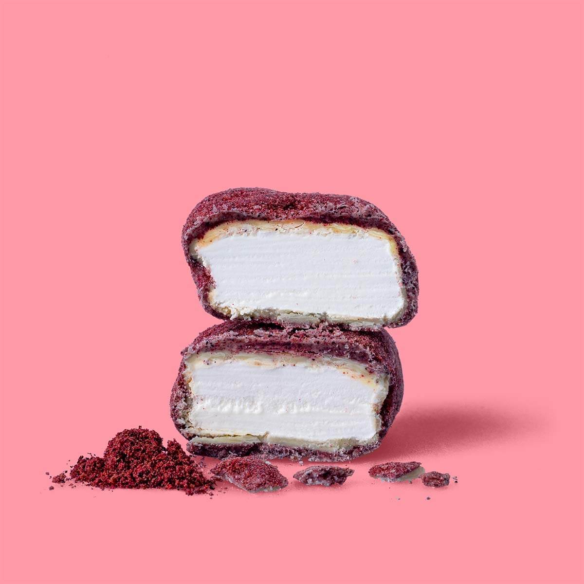 BLACKCURRANT & WHITE CHOC – MARSHMALLOWS WITH BLACKCURRANT & WHITE CHOCOLATE 90G