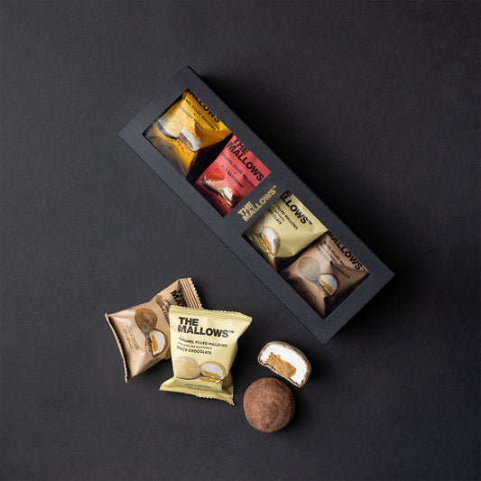 CARAMEL FILLED MALLOWS GIFT BOX - 8 PCS
