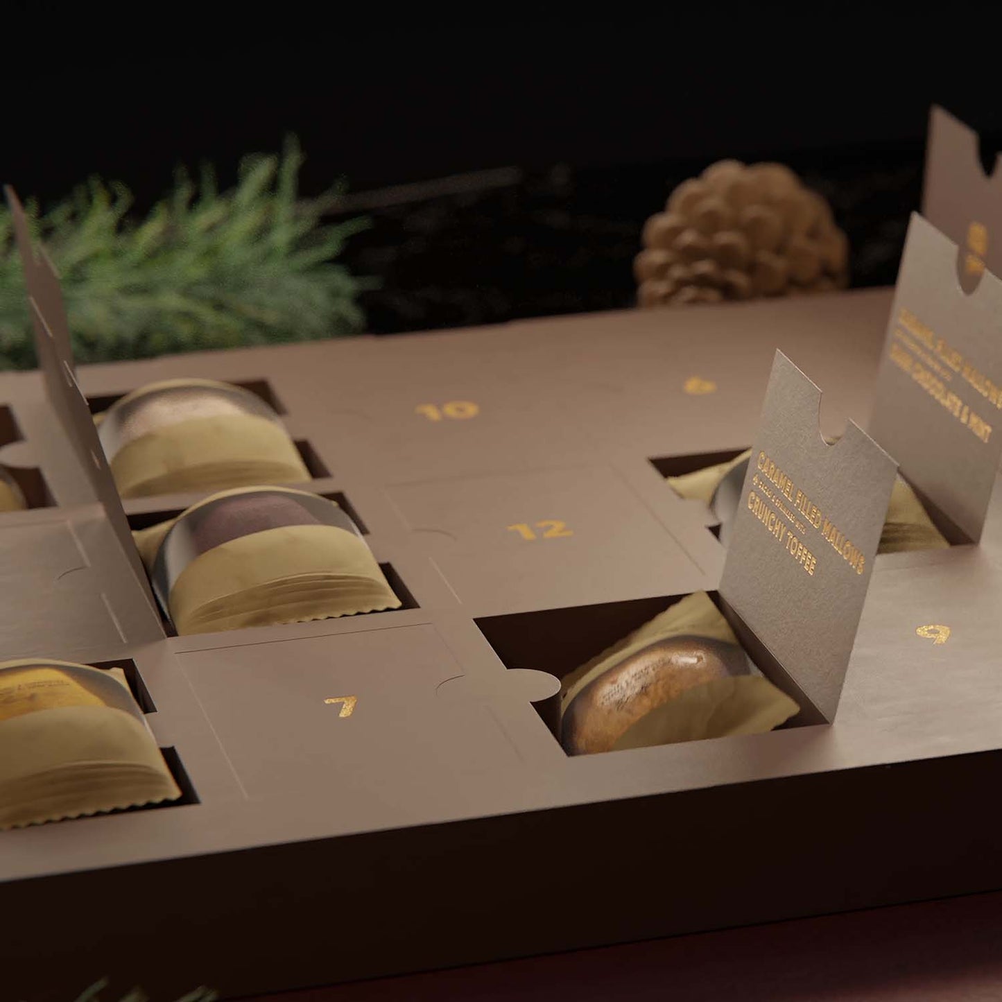 CARAMEL FILLED MALLOWS CHRISTMAS CALENDAR 2025