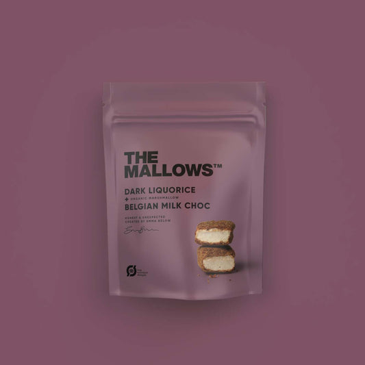 DARK LIQUORICE – MARSHMALLOWS WITH DARK LICORICE 90G