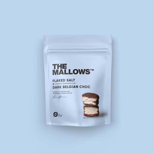 FLAKED SALT – MARSHMALLOWS WITH DARK CHOCOLATE & SALT 90G