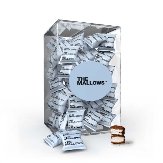 FLAKED SALT FLOWPACKS – MARSHMALLOWS WITH DARK CHOCOLATE & SALT - 240G